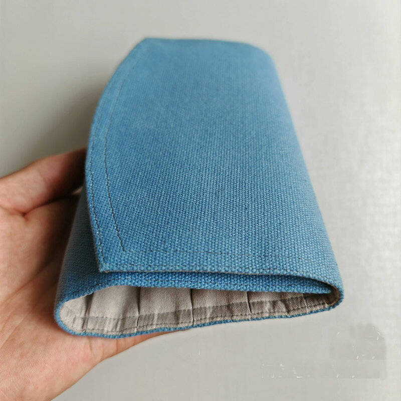 High-Quality Hand-Made Cotton Pencil Case With 8-Hole Flap