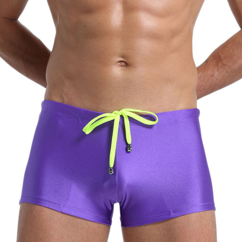 Stylish and Comfortable Men's Swim Pants Underwear Trunks Swimwear Beach Shorts Boxer Briefs for Active Swim Days