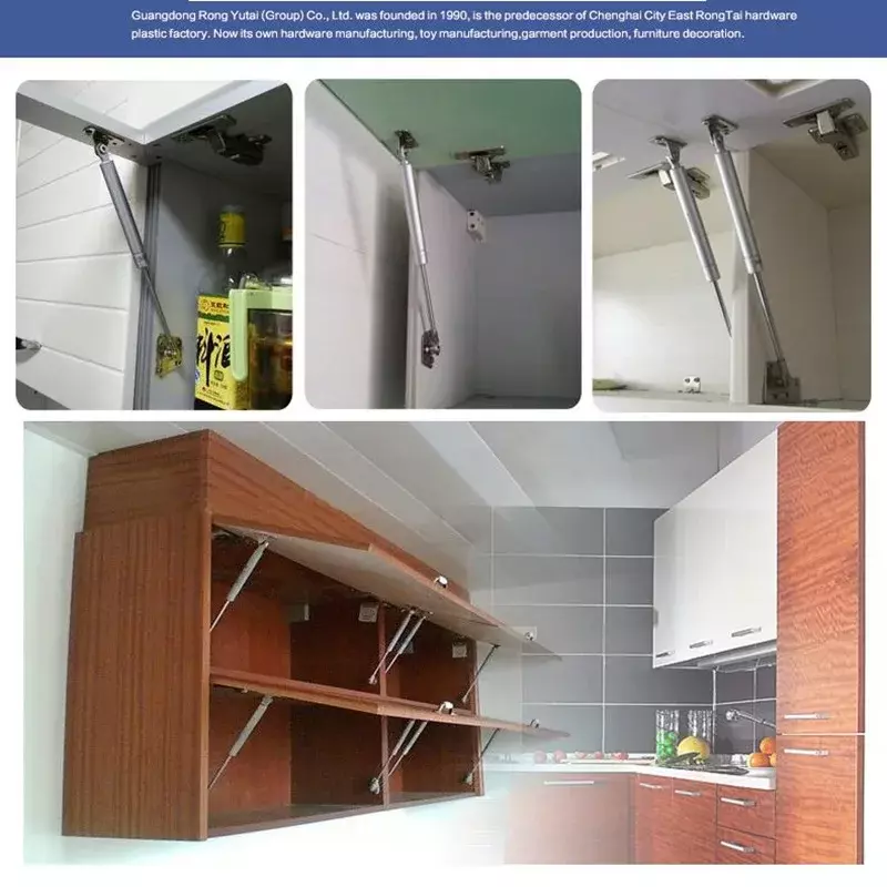 1 pces pressão 20n-300n móveis dobradiça armário de cozinha porta elevador suporte pneumático hidráulico gás mola ficar ferramentas de retenção para casa