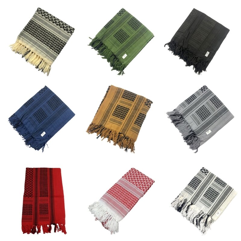 Многофункциональный платок для молитвы Арафата, шарф для взрослых, унисекс, пустынный арабский платок Шема, арабский головной в
