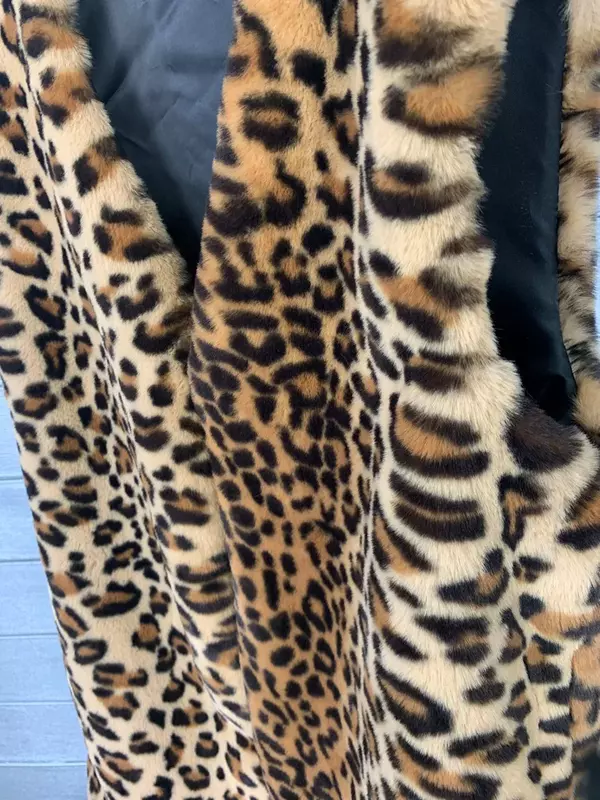Abrigo sin mangas para mujer, cárdigan cubierto con botones, estampado de leopardo, moda, piel delgada, ropa de calle informal suelta