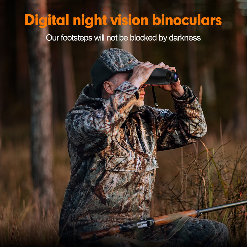 Gtmedia-binoculares N4 de visión nocturna, binoculares con Zoom 5x y grabación de vídeo de 1080p, experimente al aire libre como nunca antes