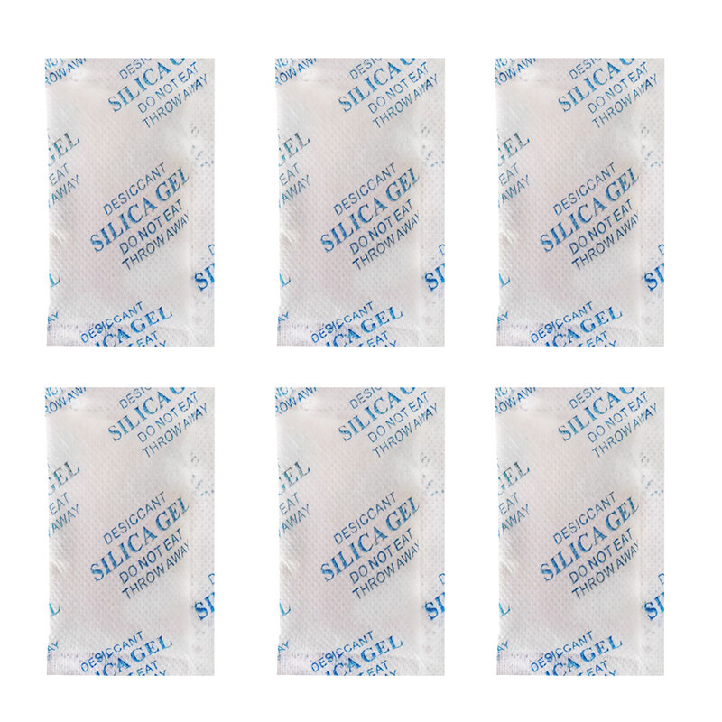 5/10/20/25/30/50/100/200~500g Package Non Toxic Silica Gel Desiccant Damp Kitchen Room Living Moisture Dehumidifier Absorber Bag