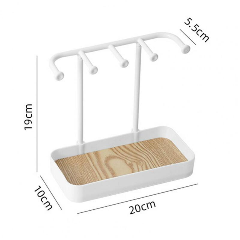 Desktop Jewelry Rack Detachable Jewelry Display Stand Tray Practical Earrings Necklaces Rings Storage Rack for Home