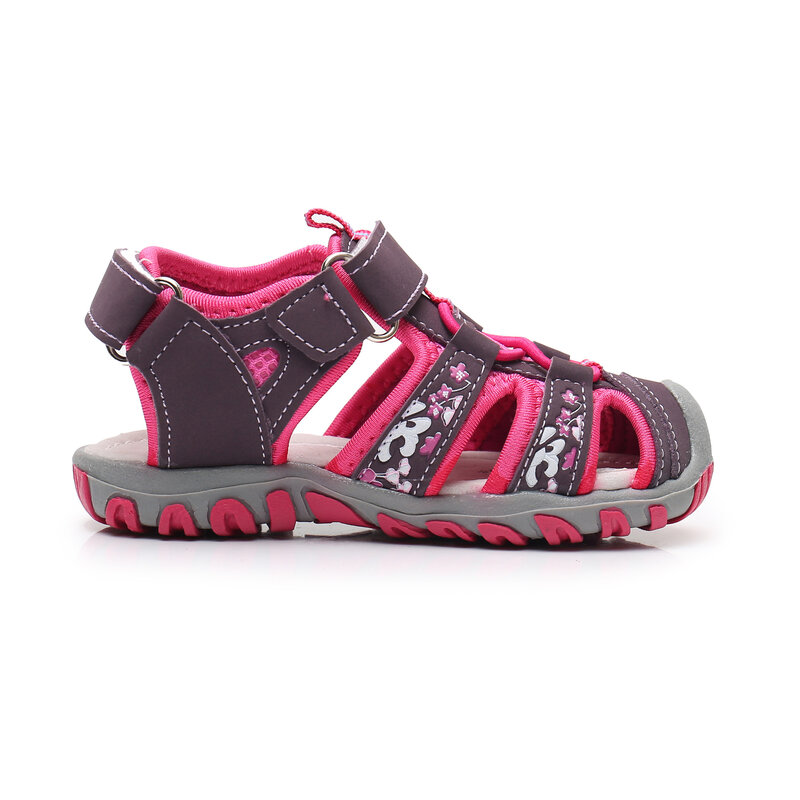 ULKNN Girl's Summer Beach Sandals Girls Casual Kids Shoe Closed Toe  Sport Sandals For Girls Soft Baby Toddler Roman Shoes
