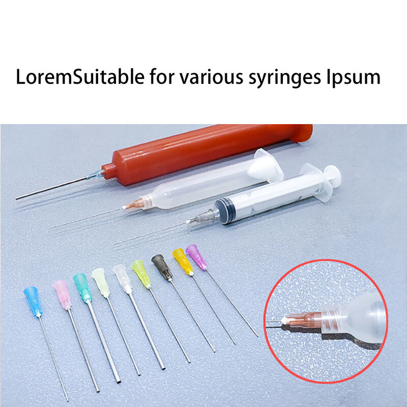 10pcs/Bag 100mm Precision Tips Liquid Dispenser Syringe Blunt Needle Stainless Steel Tube 14G 15G 20G 27G,Glue Dispensing