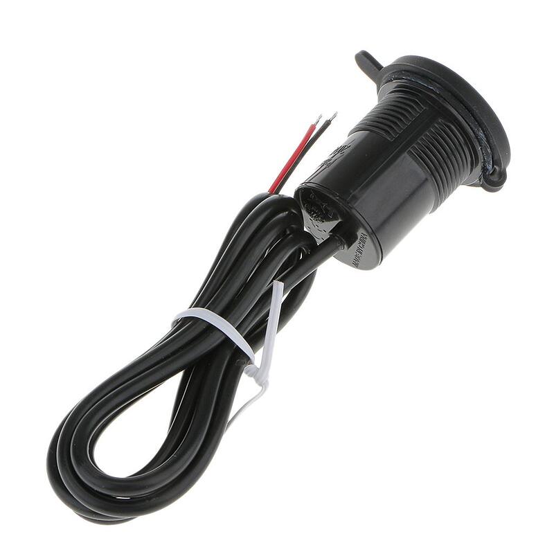 Waterproof Motorcycle Mobile Phone USB Power Port Socket Charger