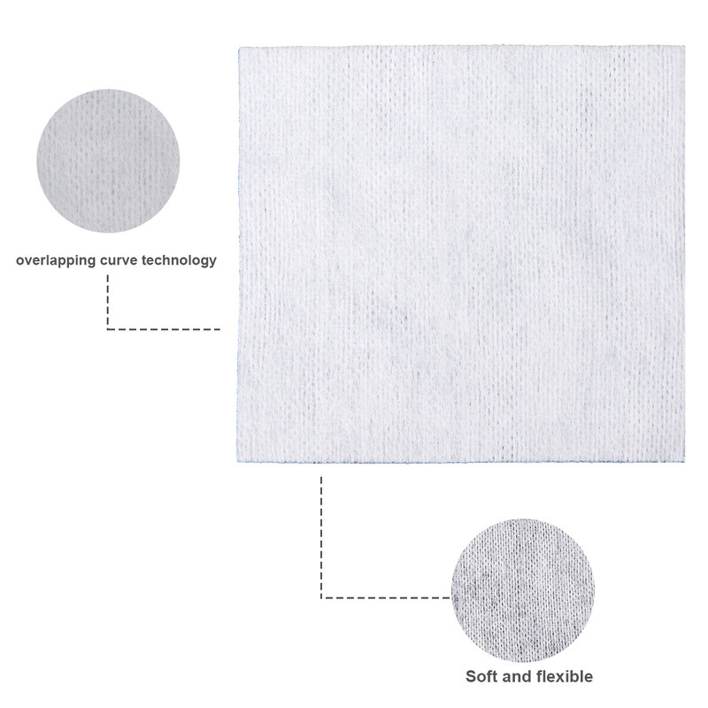 กระดาษเช็ดทำความสะอาดผ้าฝ้ายแบบไม่ทอสีขาว300ชิ้นผ้าสำลีไม่พัน peralatan Rias สำลีทำแผลนอนวูฟเวนใช้สำหรับดูแลแผลคอตตอนแต่งแผล