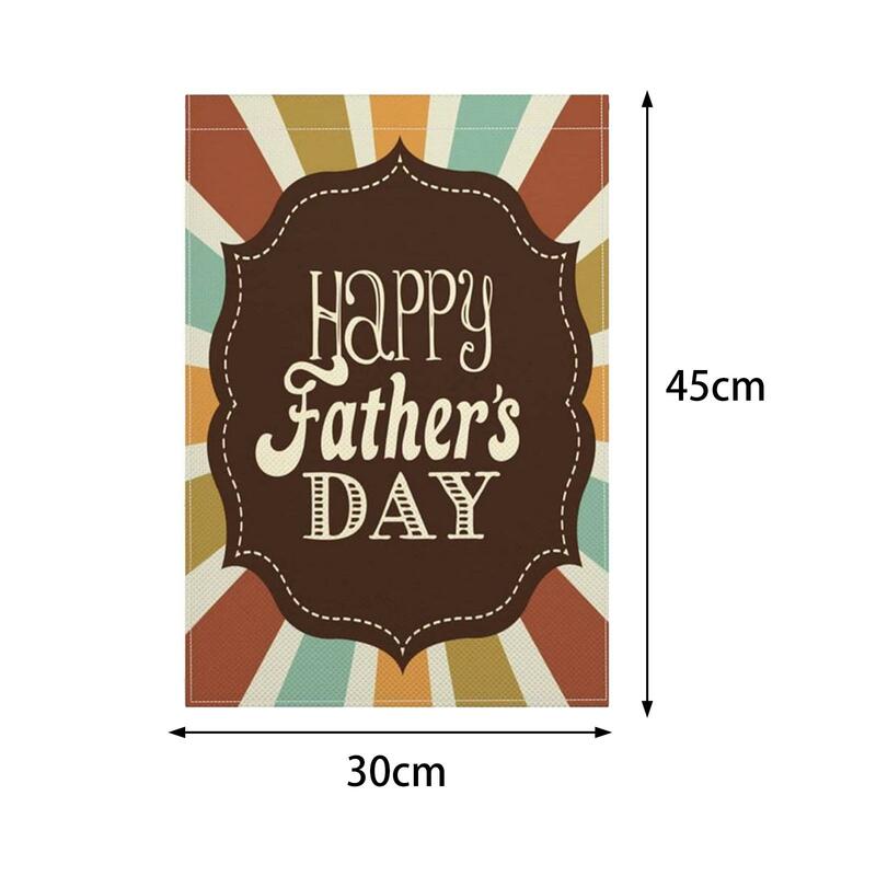 Bandera de jardín para papá, decoración de porche Vertical, feliz Día del Padre