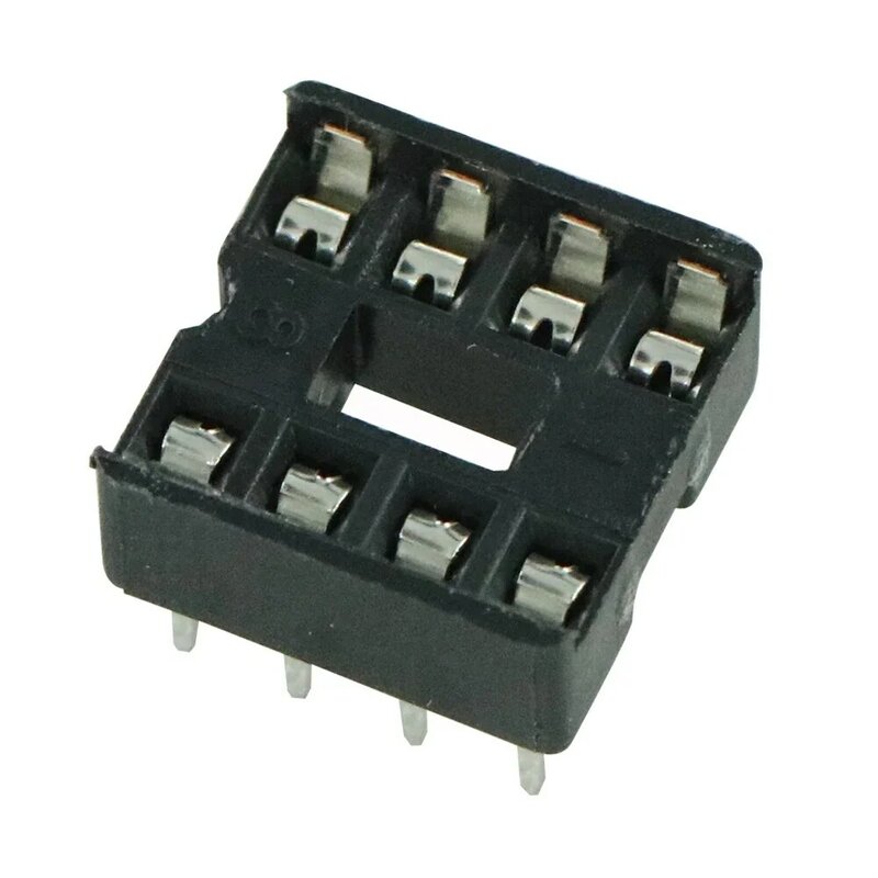 10 Stuks 8pin Dip Ic Sockets Adapter Soldeer Type 8 Pin 100% Originele 2.54Mm Diy Voor Arduino Board Module