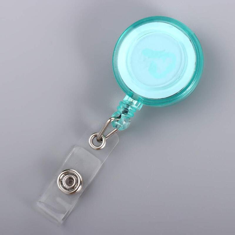 ID Card Clips Students Card Chest Card Work Card Clips Badge Reel Clip ID Card Holder Retractable Badge Reel Badge Holder