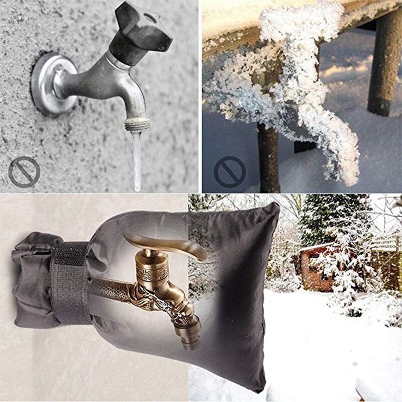 Nuovo rubinetto esterno impermeabile invernale coperchio esterno rubinetto da giardino protezione antigelo calzino riutilizzabile protezione del rubinetto