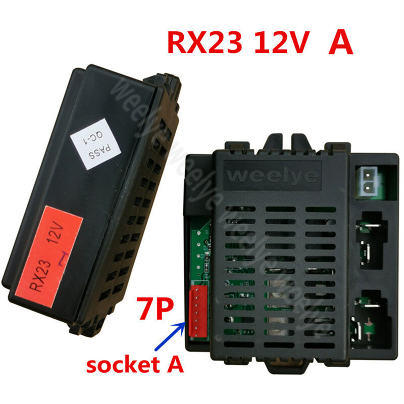 RX23รีโมทคอนโทรลและเครื่องรับสัญญาณบลูทูธ12V weelye 2.4G (อุปกรณ์เสริม) สำหรับเด็กอะไหล่รถดุ๊กดิ๊กขับเคลื่อน