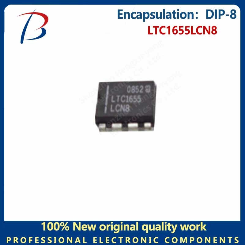 Chip convertidor digital a analógico, paquete DIP-8, LTC1655LCN8, 1 piezas