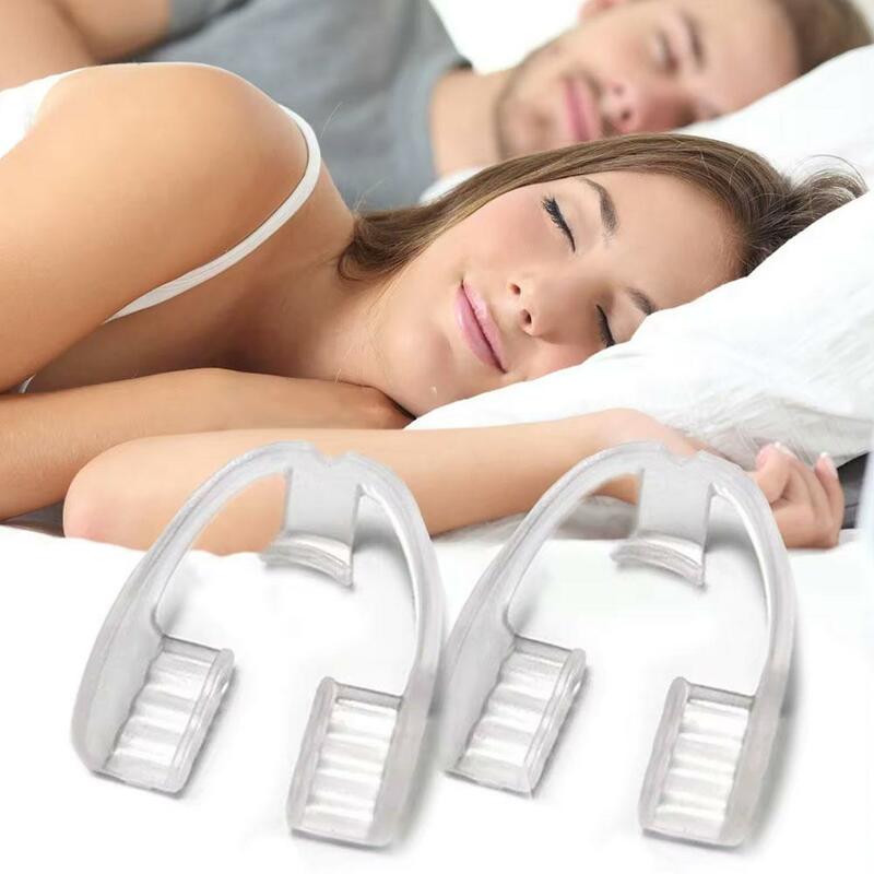 1Pc Anti-Snurken Nachtrust Mondbeschermer Elimineren Snurken Lichaamsverzorging Anti Snurken Mondstuk Stop Tanden Slijpen Bruxisme Slaapmiddel