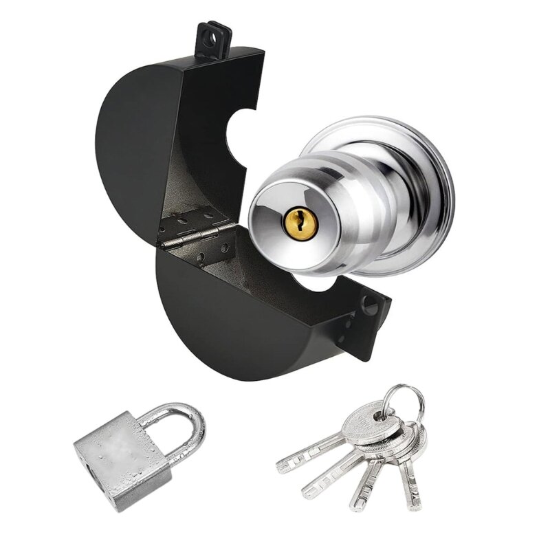 Door Handle Lockout Device Childproof Door Knob Lock Cover Faucet Valves Lock Prevent Unauthorized Access to Door Handle