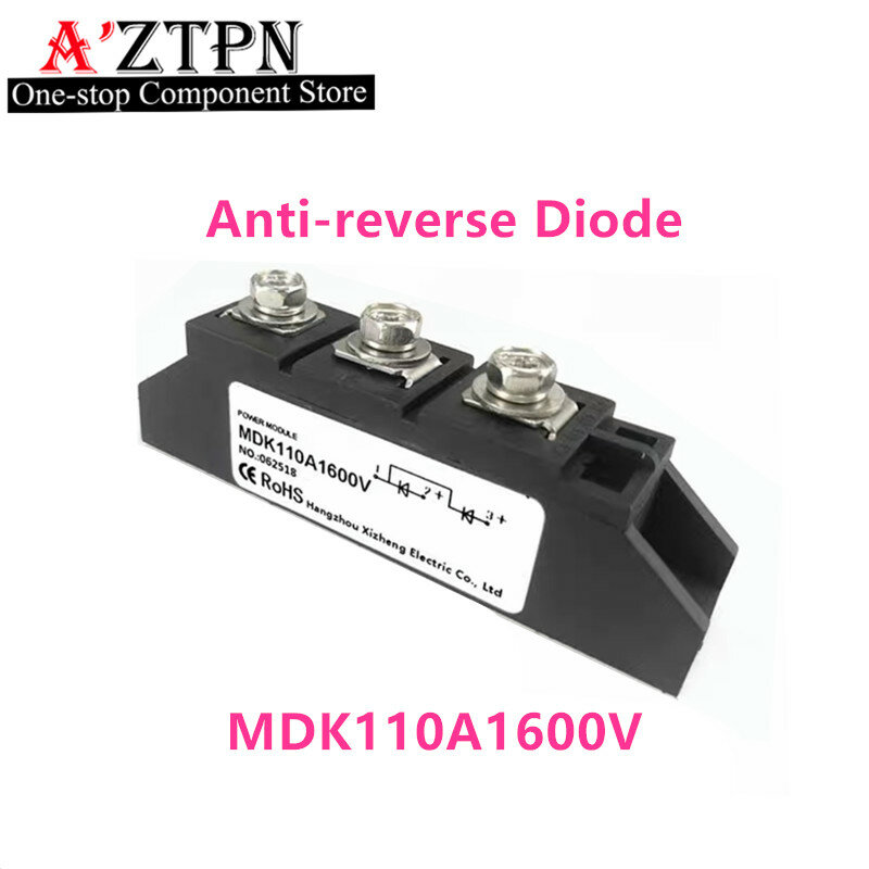 Modulo raddrizzatore DC diodo solare Anti-inversione diodo fotovoltaico due in e uno out MDK 26A 40A 55A 70A 90A 110A 1600V