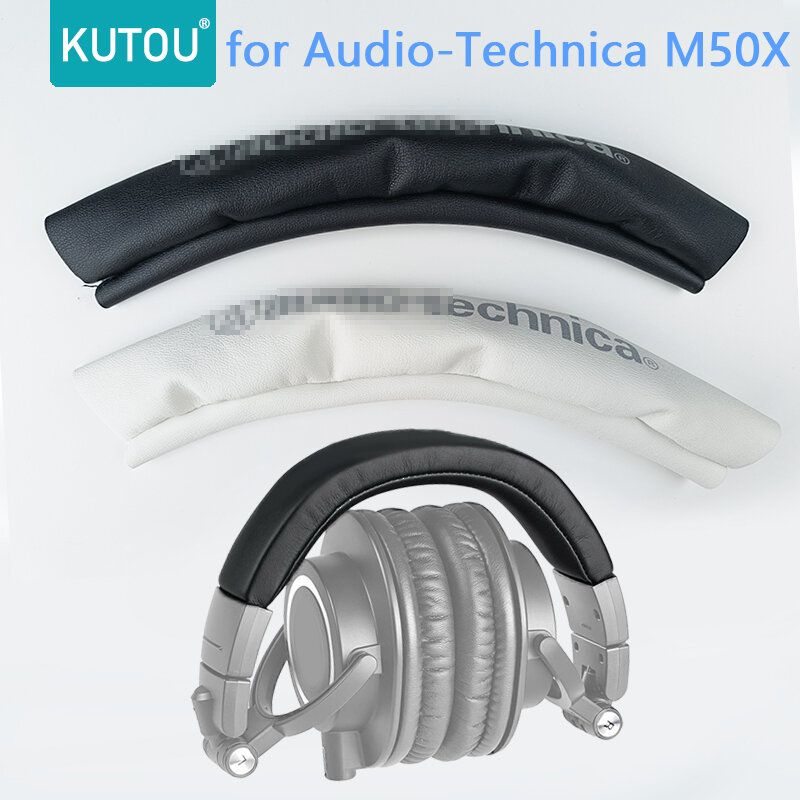 Kulou Headband pengganti untuk Audio-Technica ATH-M50X M40 M30 M20X bantalan Headband Headphone penutup pengganti