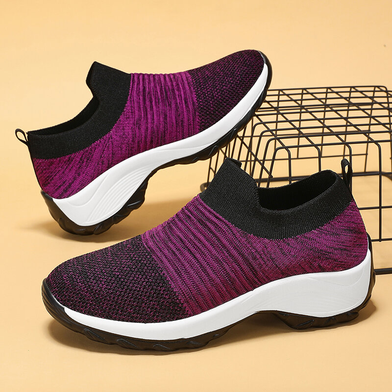 Chaussures de sport décontractées pour femmes, chaussures de marche respirantes et confortables adaptées aux activités de plein air et 03/Wear