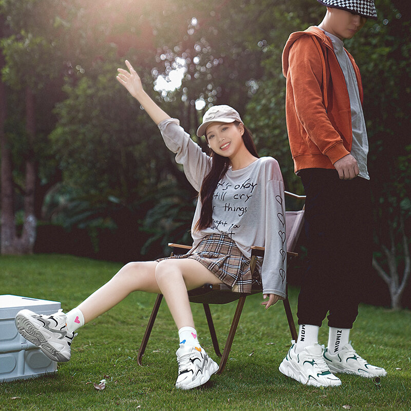 Menandwomen 패션 스니커즈, 메쉬 통기성 캐주얼 신발, 트레이닝 슈즈, 2024 신상