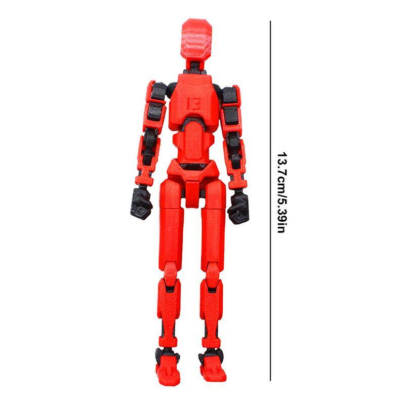 3d Geprinte Mannequin Dummy Multi-Jointed Beweegbare Shapeshift Robot Multifunctionele Robot Full Body Verplaatsbare Thuistafel Ornamenten