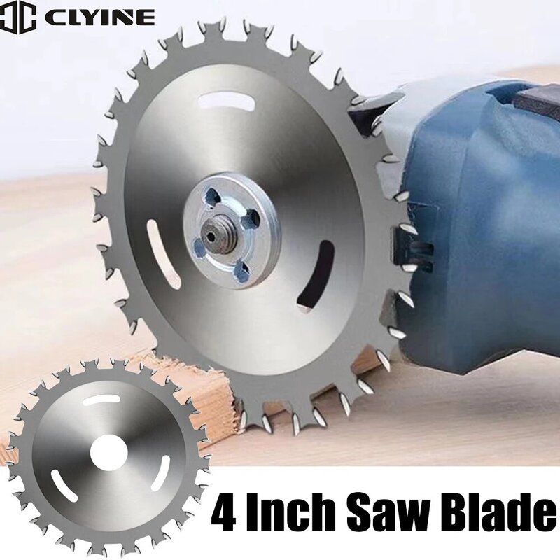 Liga Circular Saw Blade Disco de corte de madeira, 2-Way Woodworking Saw Blades, 4 polegadas, Multitool para Power Tool Angle Grinder