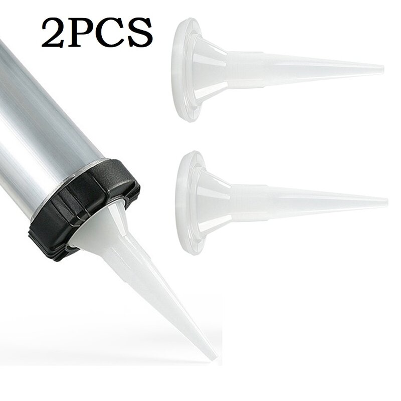 2/4pcs Universal Caulking Nozzle Structural Glue Nozzle Plastic Caulking Nozzle Tip Mouth Home Improvement Construction Tool