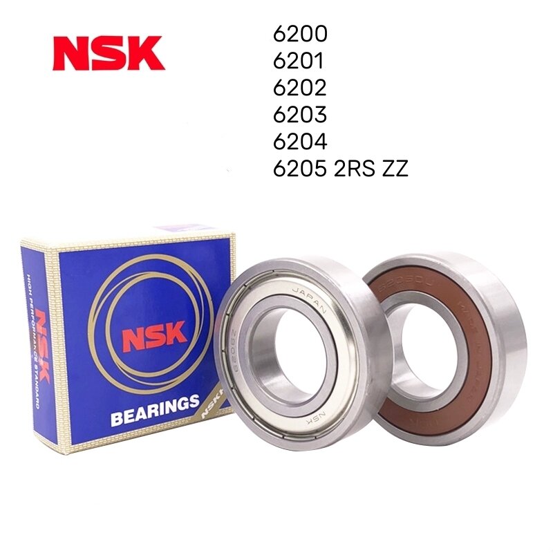 5/10pcs Deep groove ball bearing NSK High speed 6200 6201 6202 6203 6204 6205Z 2RS ZZ DDU 10x30x9mm bearing steel 10*30*9mm