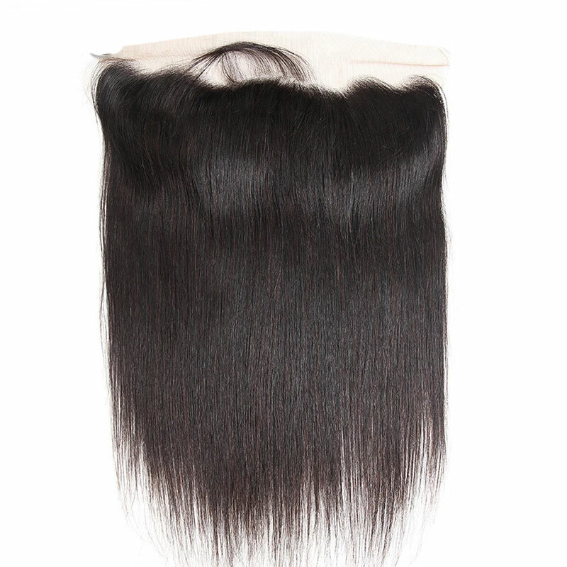 Perruque Swiss Lace Closure Wig 100% naturelle, cheveux vierges lisses, 13x4, partie libre, transparente, document