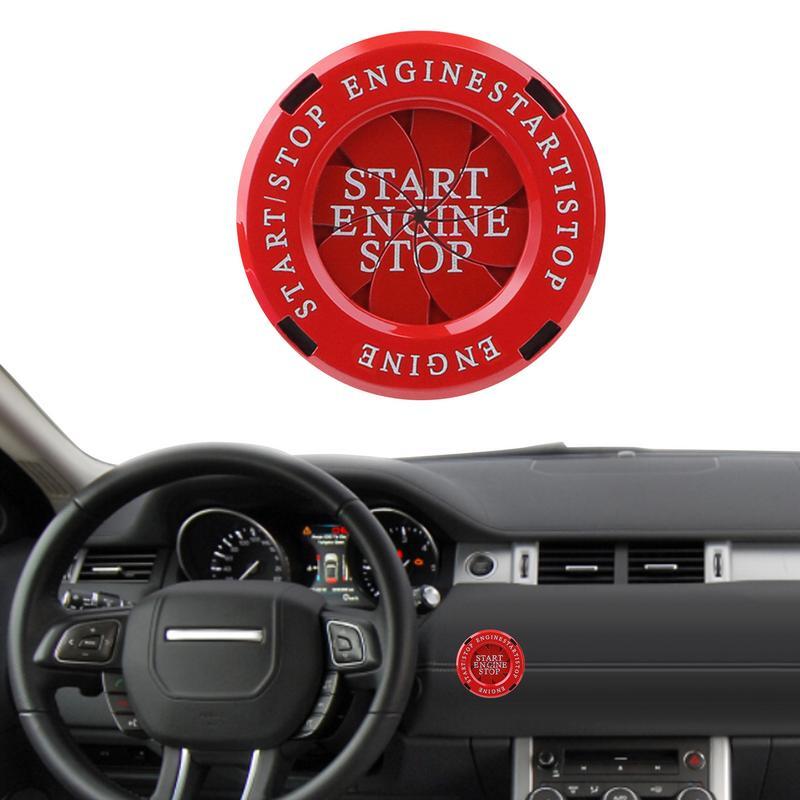 Car Start Button Protector Auto Startup Button Protective Shell Car Push Start Button Cover Auto Startup Button Protective Shell