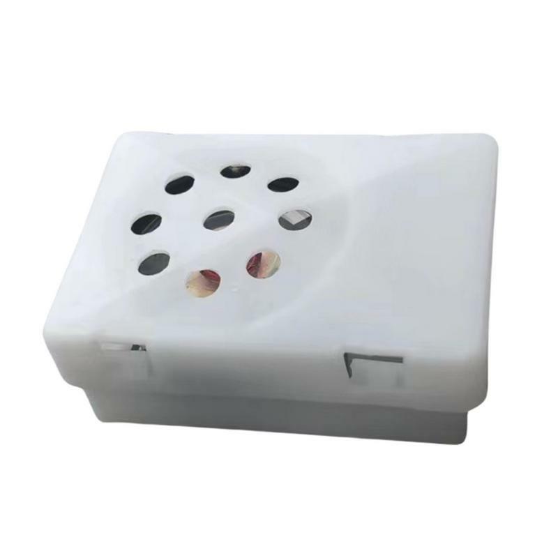 Sound Tech-Mini dispositif statique enregistrable, jouet en peluche, boîte vocale carrée, insertion d'animaux en peluche
