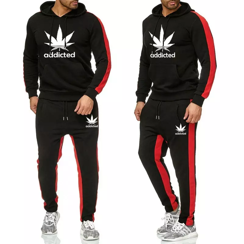 Men's Sets Hoodies and Sweatpants High Quality Outdoor Casual Sports Jogging Pullover Suit Male Gym Bruce Tracksuit for Men