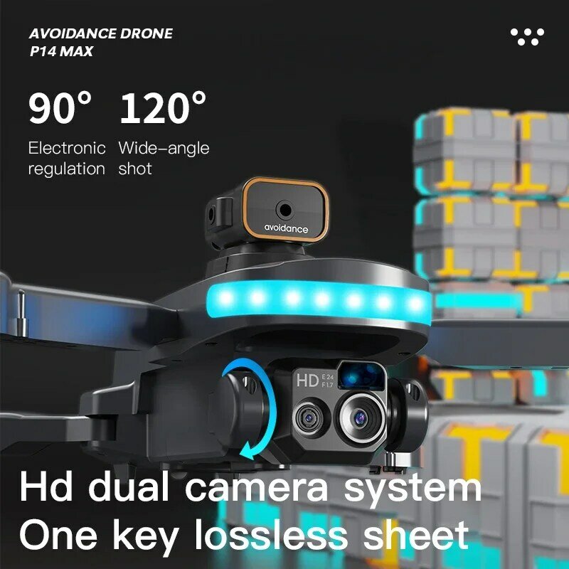 Xiaomi P14 Mini GPS Drone Profesional 8K HD aparat inteligentny unikanie przeszkód bezszczotkowy składany Quadcopter RC distance9000 m
