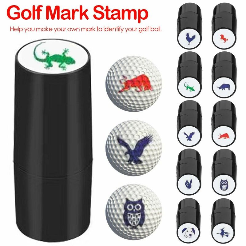 Durable Golfer Gift Plastic Golf Accessories Golf Stamp Marker Golf Ball Stamper Mark Seal