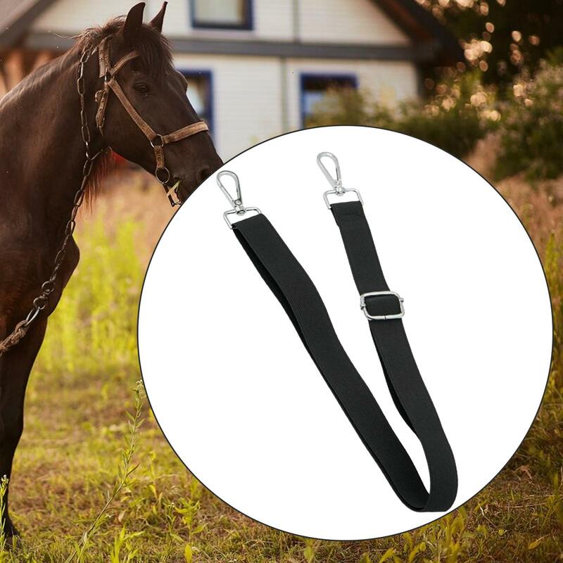 Horse Blanket Strap for Winte with Double Swivel Snaps Sturdy Stretchy Stretchy Belly Strap Nylon Horse Blanket Sheet Leg Strap