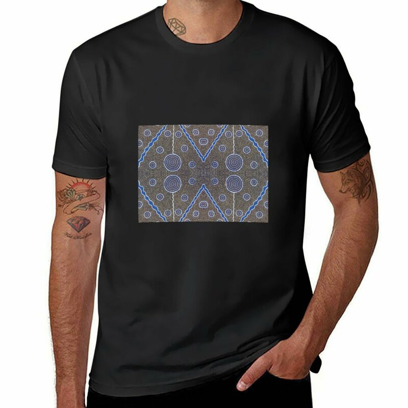 Aboriginal kaus estetika pakaian lucu pakaian musim panas pria kaus