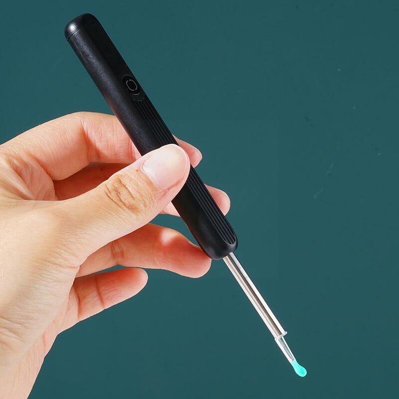 Wi -Fi Visible Wax Elimination Spoon USB 1080P HD Load Otoscope Ear Cleaner Ear Wax Removal Tool Suitable for Android IOS P K5B8