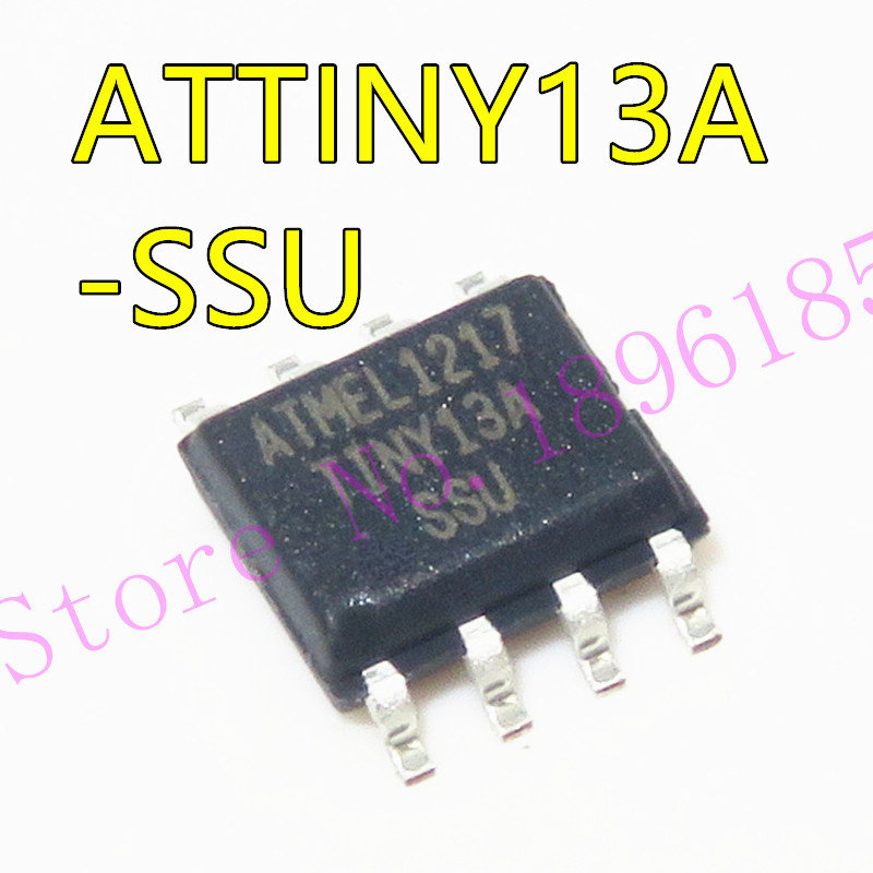 Новая и оригинальная интегральная схема ATTINY13A-SSU SOP8 ATTINY13A SOP TINY13A SMD, 1 шт.