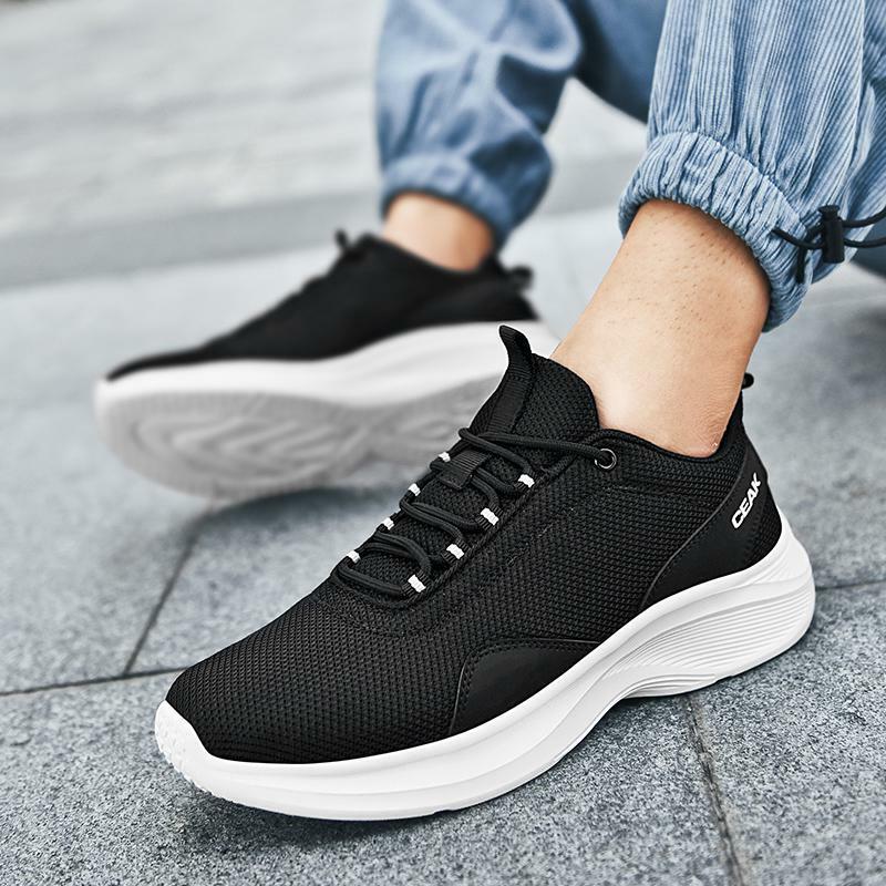 Autumn Men's Shoes 2023 New Fly Woven Mesh Shoes Men's Mesh Spring and Autumn Leisure Sports Shoes Running Men's Online Influenc