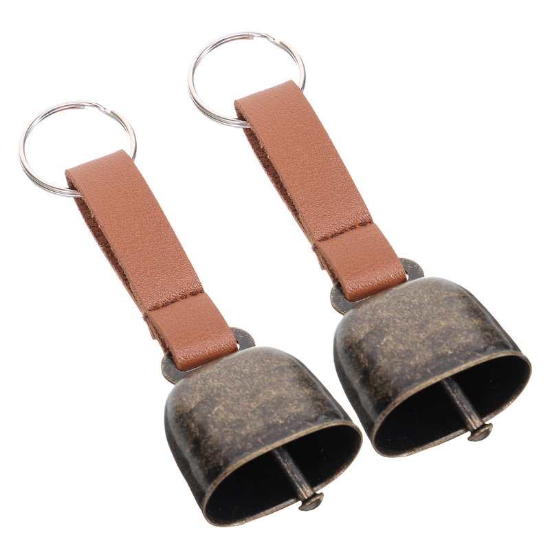 2 pezzi campana repellente per orsi appesa campane di mucca Anti smarrimento per animali domestici escursionismo in metallo all'aperto