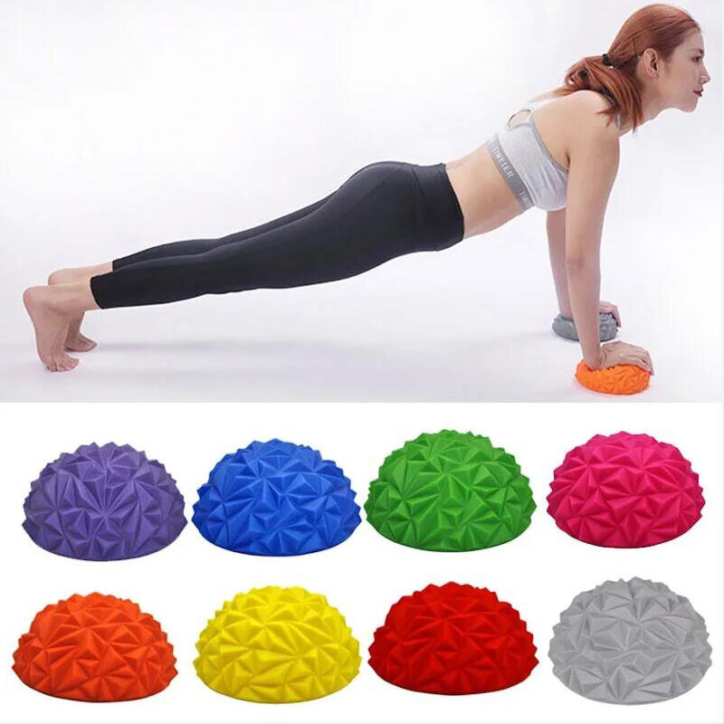 Half Ball Yoga Énergie for Adults and Children, Infatable, Balance tronic Stenen, Stepping Coal, Mm, Sensorial Toys, Divertieducational