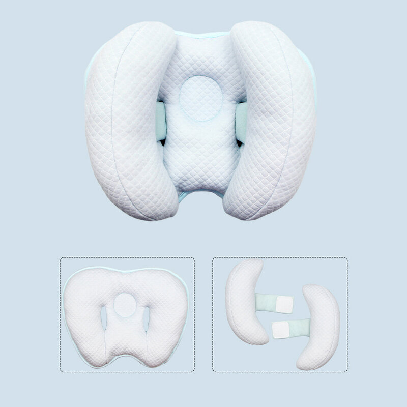 Baby Pillow Protection Car Seat Head and Neck Support Pillow U-shaped Headrest Body Fixation Anti Roll Children's School Cushion