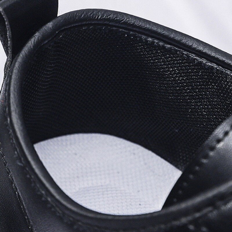 Męskie buty biznesowe na co dzień skórzane antypoślizgowe buty na platformie Oxfords sznurowane czarne buty sukienka biurowa męskie buty do butów Derby do biura