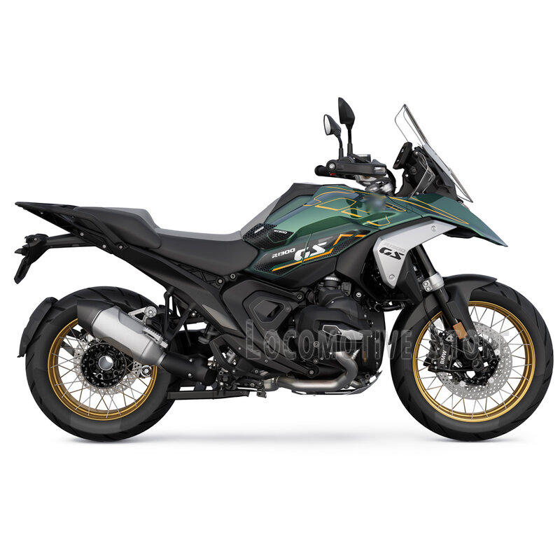 Kit de protection d'autocollant de résine d'élection 3D de moto, BMW R1300GS, 2023-2024, GS 1300