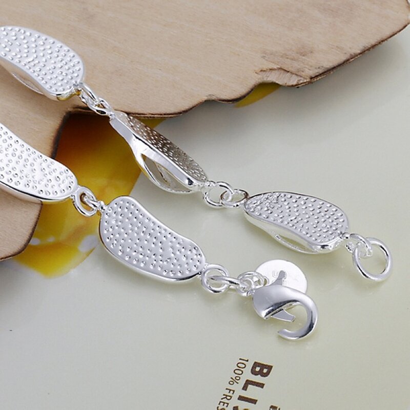 Commercio all'ingrosso 925 argento design unico bella moda donna gioielli color argento bracciali di alta qualità prezzo di fabbrica