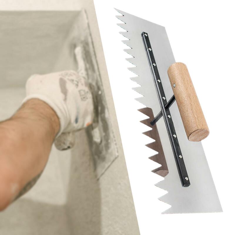 Plastering Trowel with Tooth Wall Filler Scrapers Paint Tools Wall Paint Tool