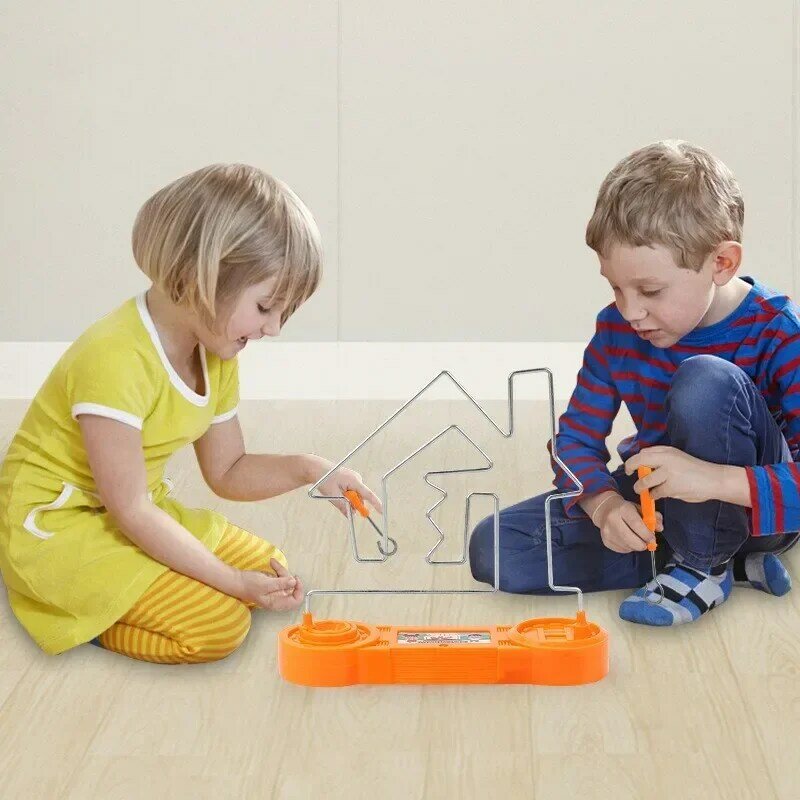 Spaß Kinder Konzentration strain ing elektrische Kollision Labyrinth Spielzeug Wissenschaft Experiment Kinder frühe Bildung Puzzle Spielzeug lernen Requisiten