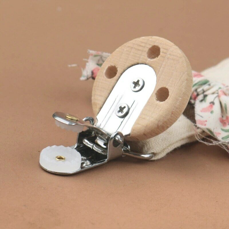 세련된 아기 젖꼭지 체인 귀여운 바느질 스트랩 분실 방지 노리개 장난감 안티 드롭