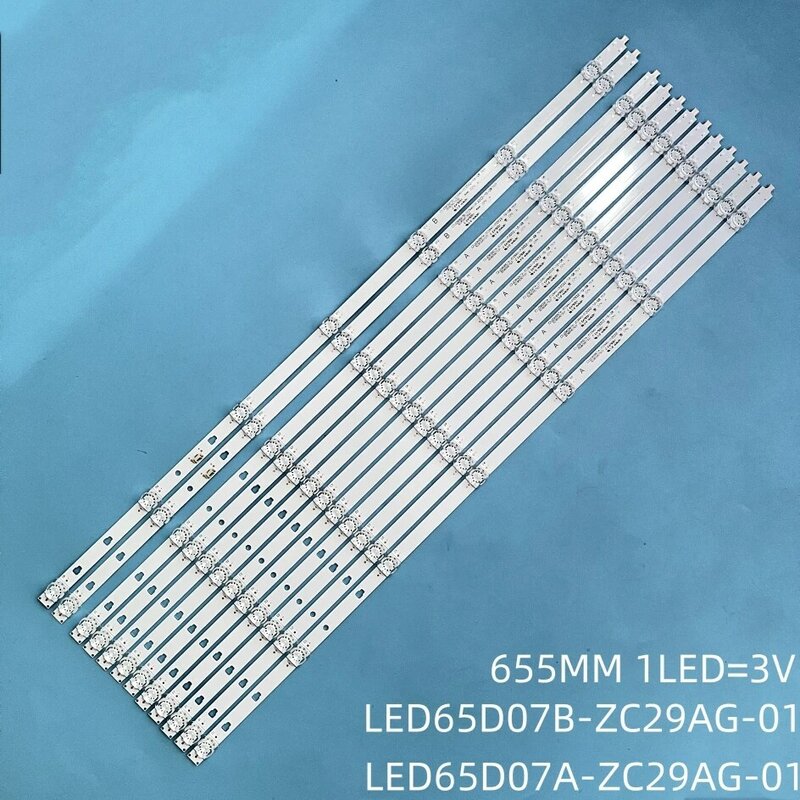 LED65D07A-ZC29AG-01 de luces LED de retroiluminación, LED65D07B-ZC29AG-01 para LS65H720G, LS65Z51Z, 65K90, LS65AL88A81, LU65C51, LE65K6500UA, 7 lámparas