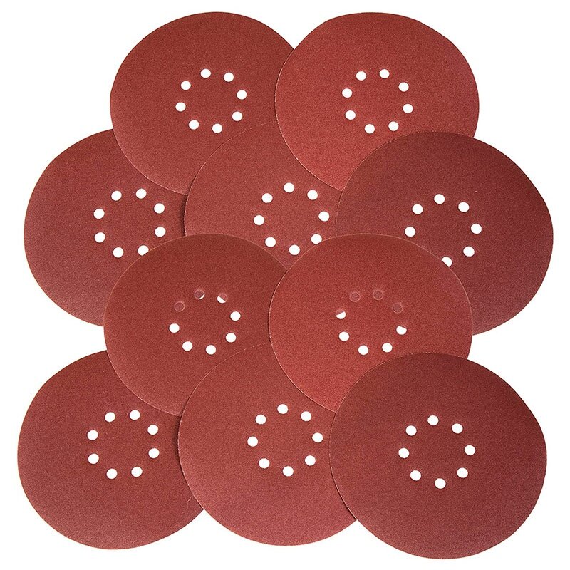 20 PCS 9-Inch 8-Hole Hook-And-Loop Sanding Discs Sander Paper for Drywall Sander,60-Grit
